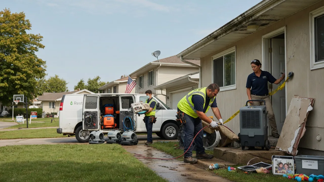 Water Damage Restoration in West Liberty, IL near me